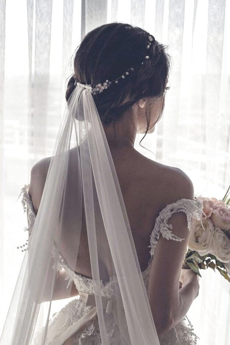 peinados de novia con velo