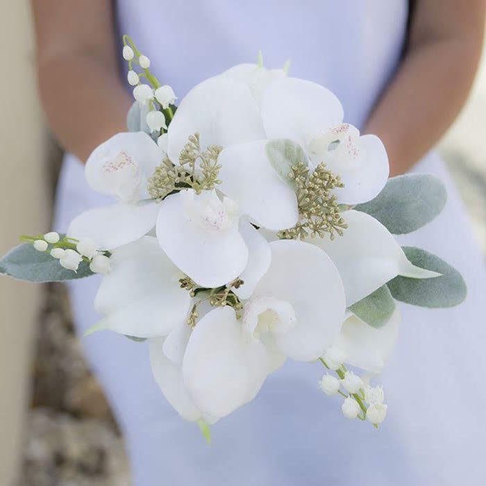 ramo de novia blanco