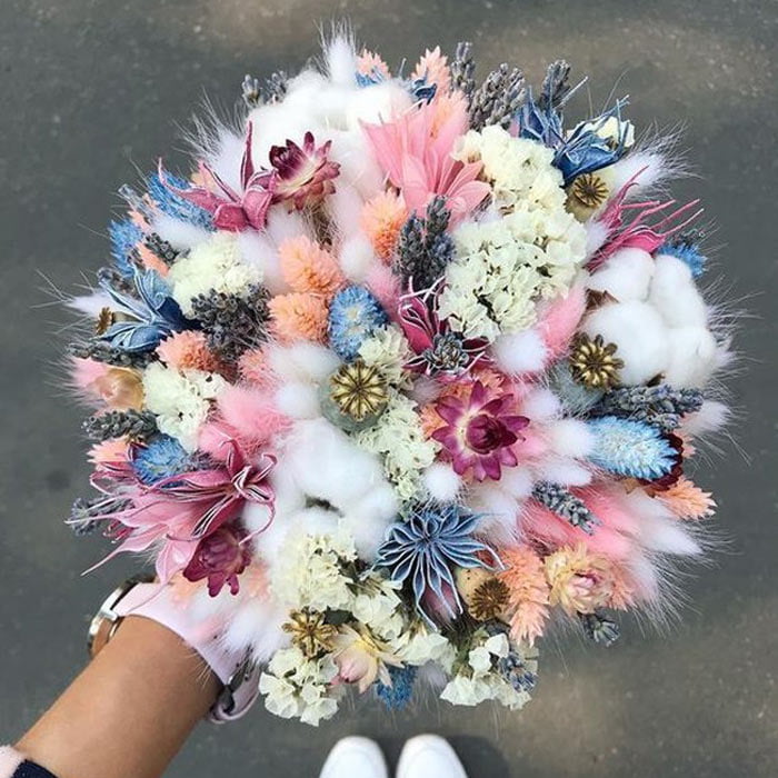 ramo de novia creativo