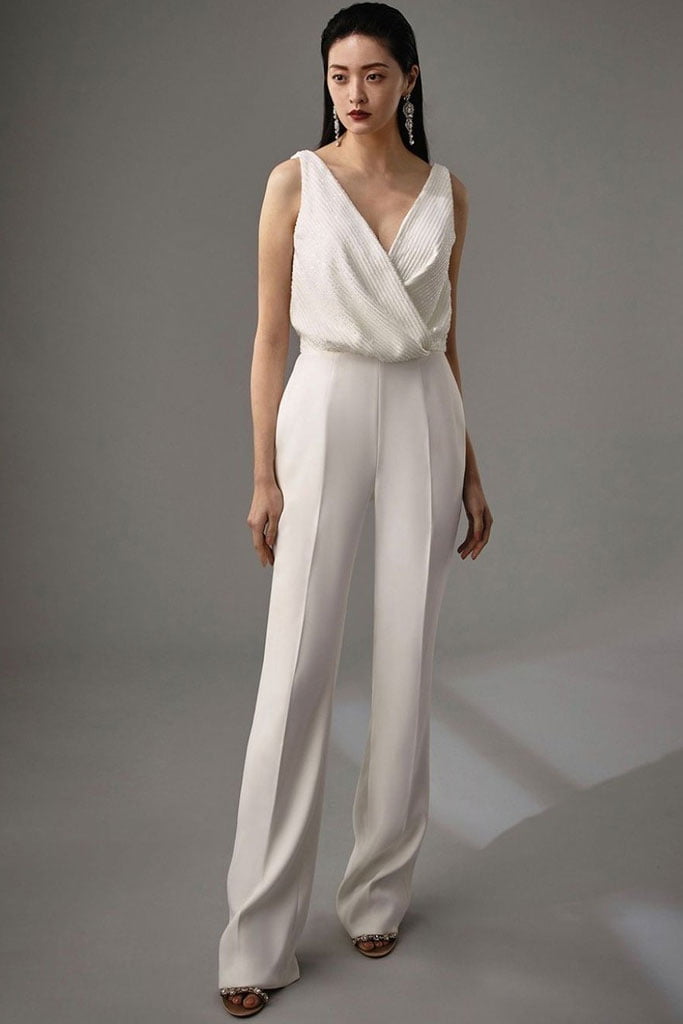 Vestidos de novia con pantalones ¿Cómo elegir el tuyo?